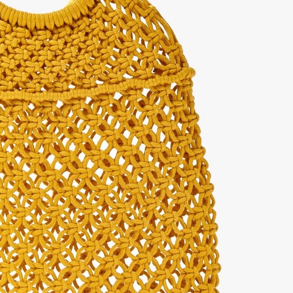 Gorgeous Hand Made Open Knit Tote bag. - Picture 4 of 12